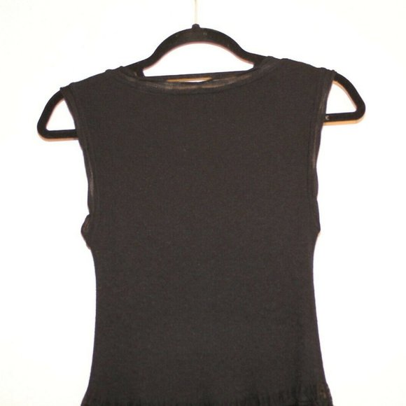 CHANEL classic knit little black dress sz 4 (38) - Picture 6 of 8